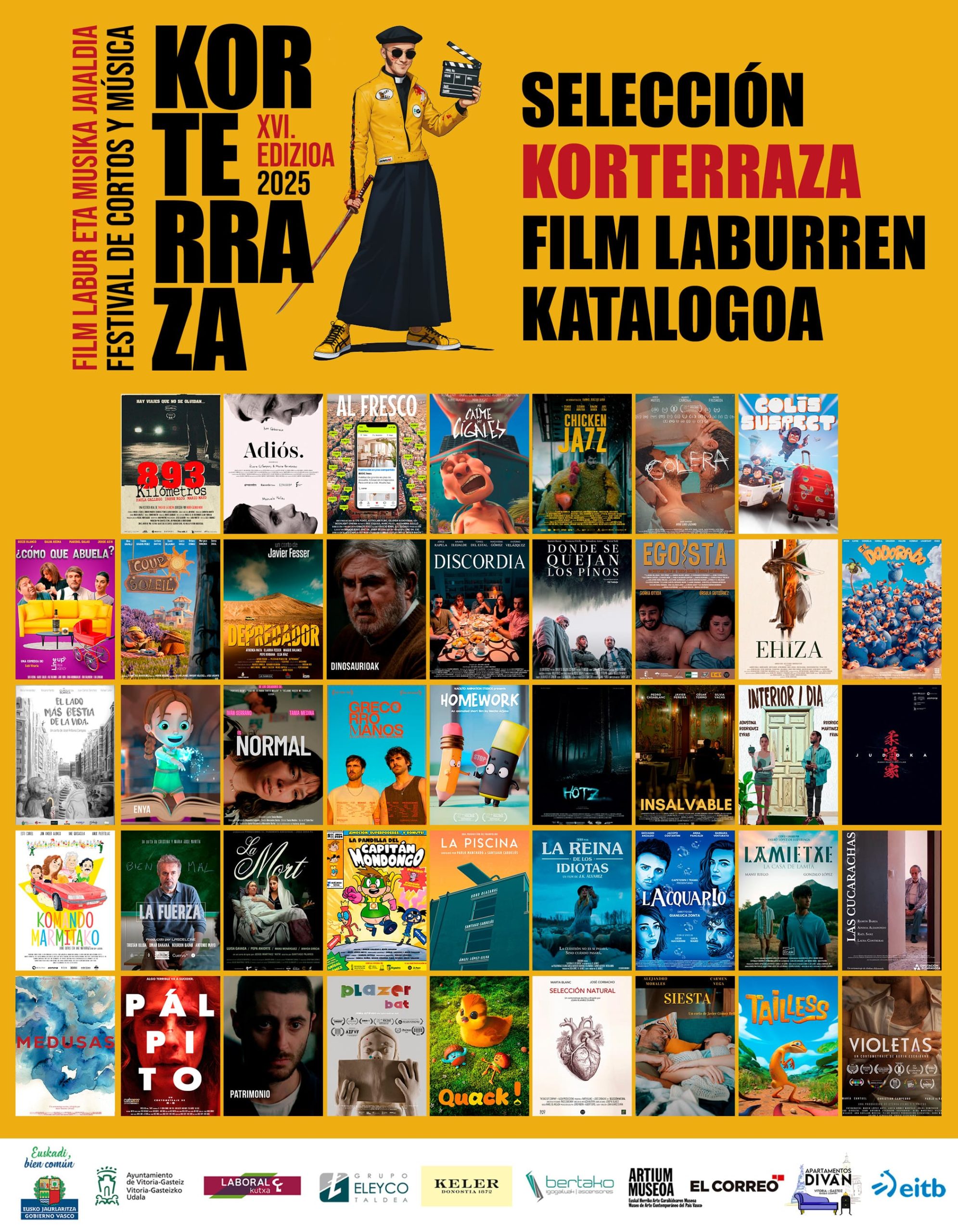 Selección de cortometrajes Korterraza 2025