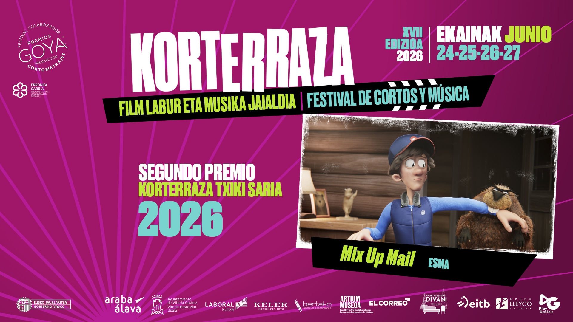Segundo premio Korterraza Txiki Saria_con cartel